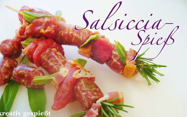 Italienischer Salsiccia-Spieß von Fleischerei Max in Hof !